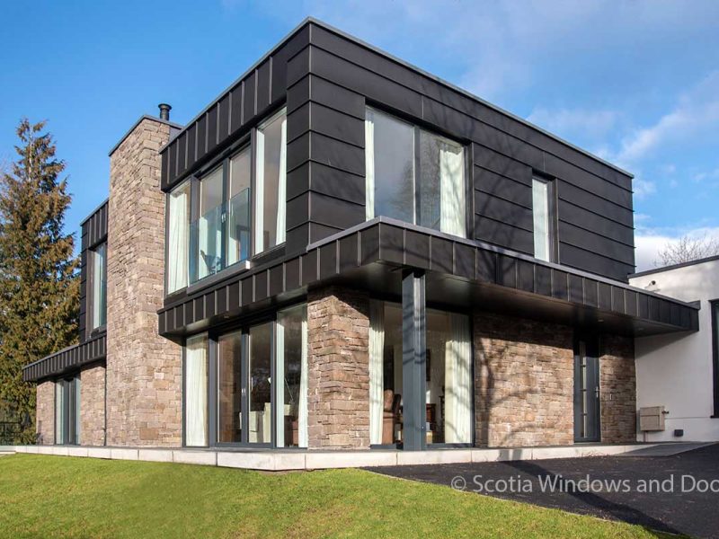 KF310 uPVC-Aluminium Windows and KS430 uPVC-Aluminium Lift & Slide Doors Installation by Scotia