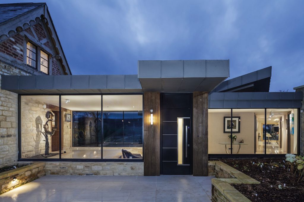 upvc grey aluminium windows